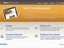 Tablet Screenshot of manaservice.com